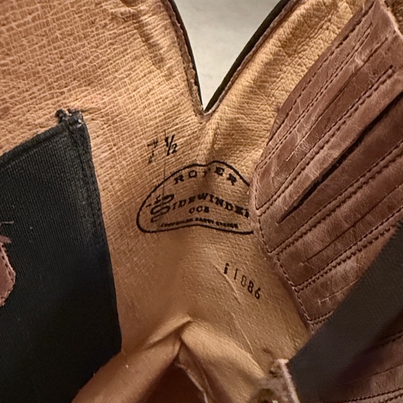 Roper Sidewinder Cowboy Western Boots Conceal Carry Men's Size 7.5 Brown CCS - Picture 6 of 8